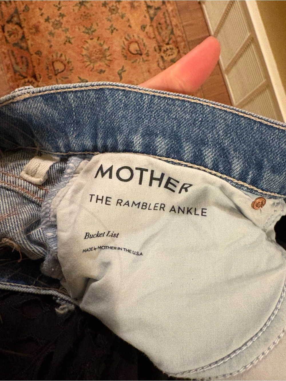 MOTHER Rambler Ankle Jean | Bucket List | size 26 - Picture 6 of 9
